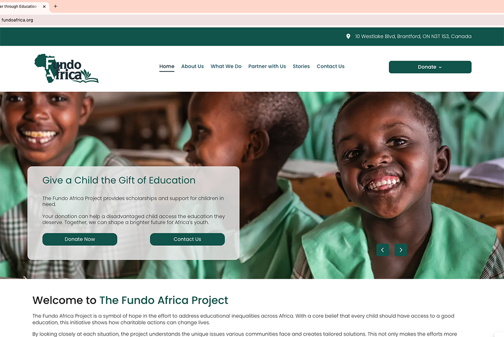 Fundo Africa, Canada